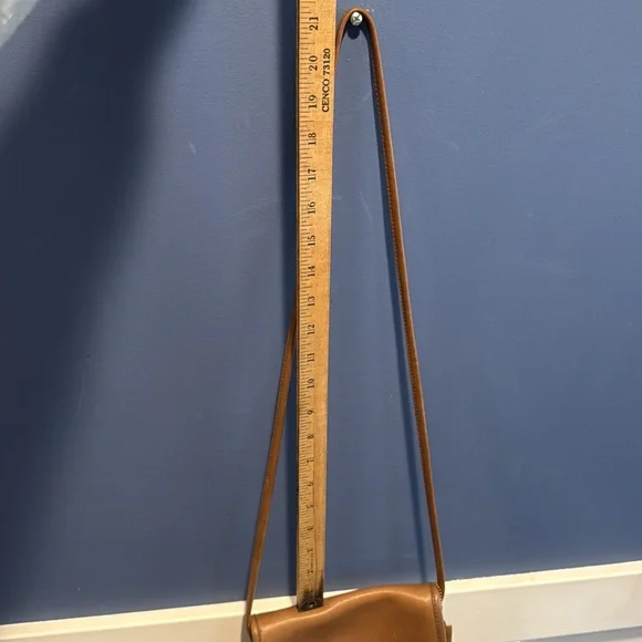 Coach Vintage Leather Compact Pouch bag brown leather turnlock - Picture 14 of 14